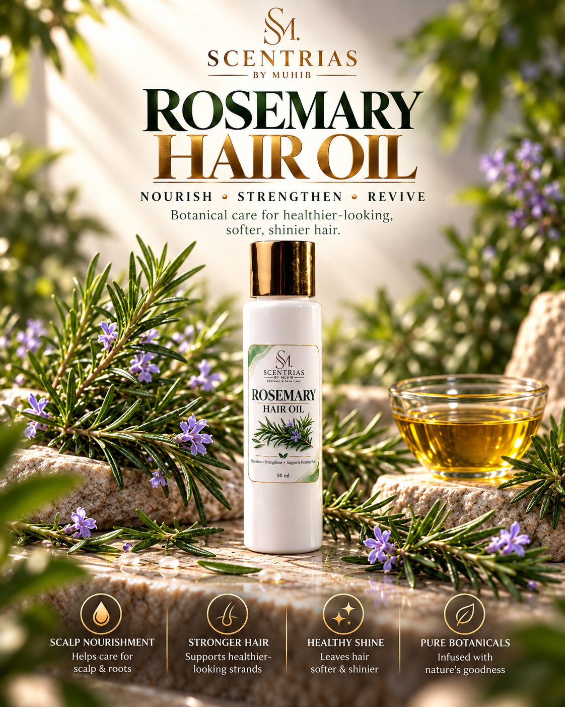 Rosemary Hair Oil ā 50ml