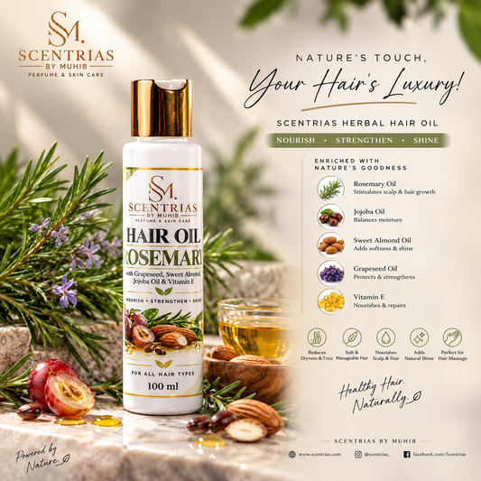 Rosemary Revive Hair Oil – Botanical Nourishing Blend | 100ml