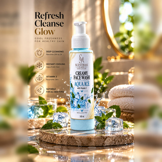 AQUA ICE CREAMY FACE WASH