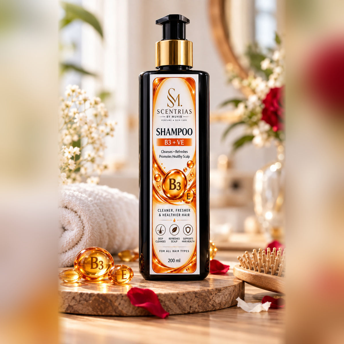 B3 + Vitamin E Shampoo – 200ml